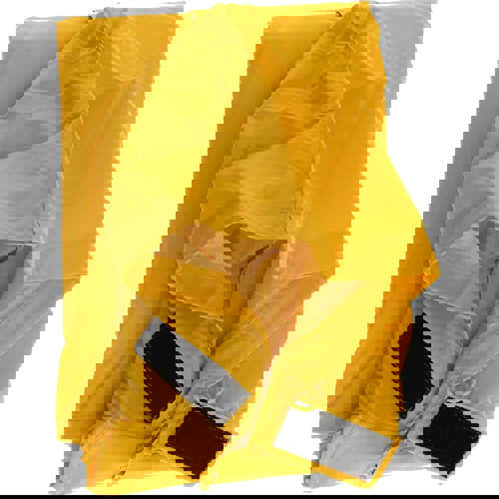 Rain Bib Overalls: Size 5X-Large, Polyester & Polyvinylchloride